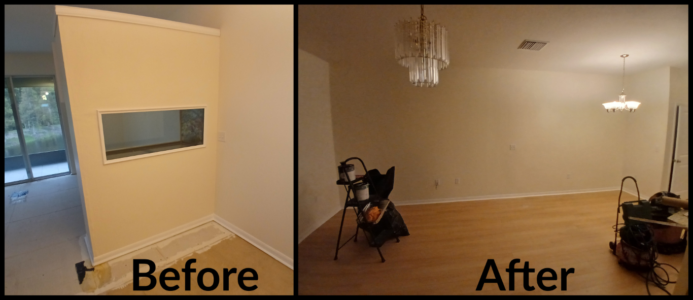 Flooring and Wall Work